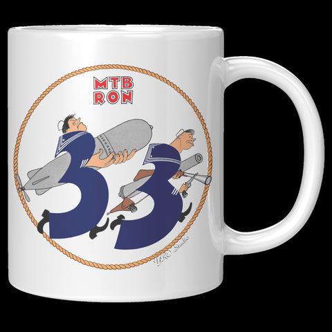 PT Boat Squadron RON 33 Emblem Coffee Mug