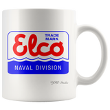 ELCO NAVAL DIVISION Logo 11oz Coffee Mug