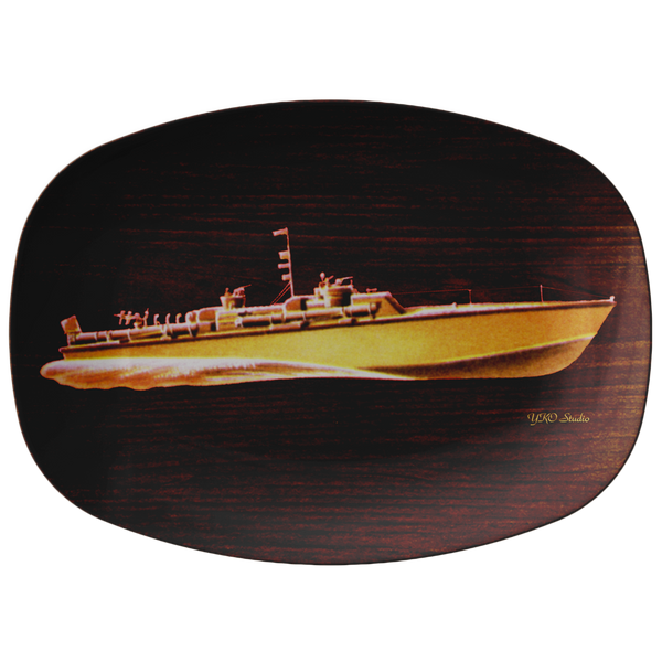 ELCO Wood Grain Platter