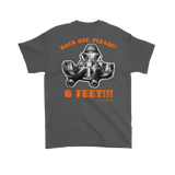 BACK OFF 6 FEET! NO Covid-19 PT Boat Gunner Shirt