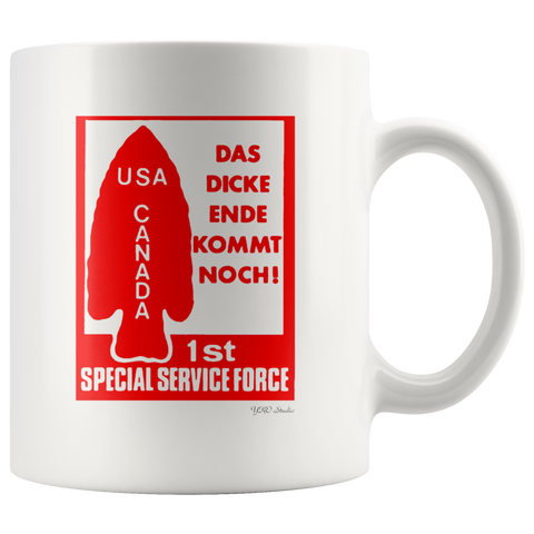 Devil's Brigade Das Dicke Ende Kommt Noch! Kill Sticker Mug