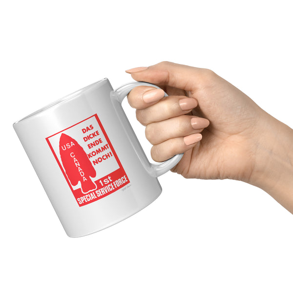 Devil's Brigade Das Dicke Ende Kommt Noch! Kill Sticker Mug