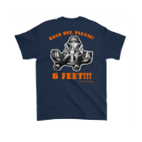 BACK OFF 6 FEET! NO Covid-19 PT Boat Gunner Shirt