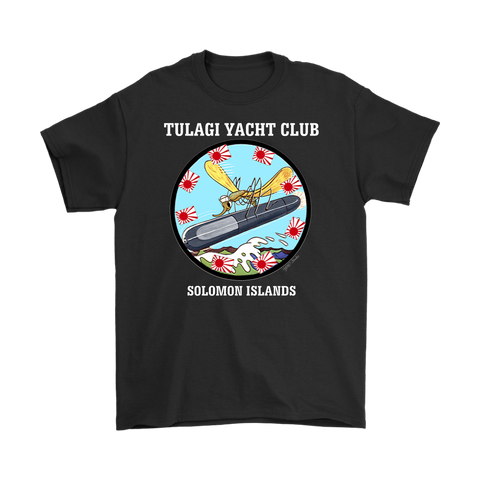 Tulagi Yacht Club T-Shirt White Letters