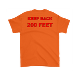 FDNY Painting by Yoko Komori Olson 2-SIDE T-Shirt KEEP BACK 200 FEET