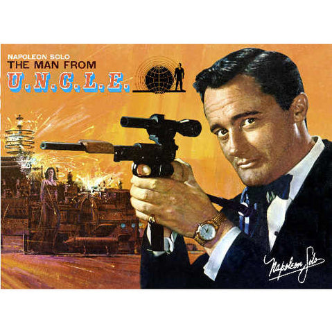 Giclee Print of Napoleon Solo The Man From U.N.C.L.E. Robert Vaughn