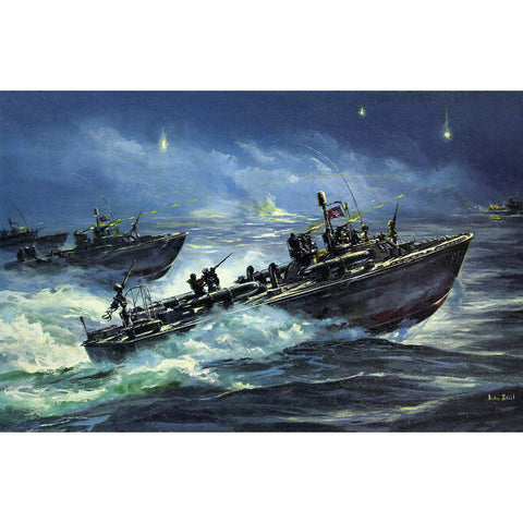 Revell PT-212 Higgins PT Boat Box Art 13x19 Inch Giclee Print