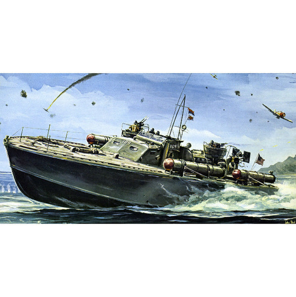 Revell Model Box Art JFK PT-109 Kennedy PT Boat Giclee Print