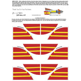 Museum Quality Reproduction Original MPC Fireball XL5 Sticker Set