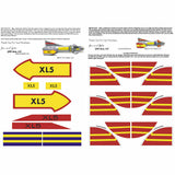 Museum Quality Reproduction Original MPC Fireball XL5 Sticker Set