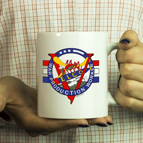 ELCO "WAR PRODUCTION WORKER" Coffee Mug