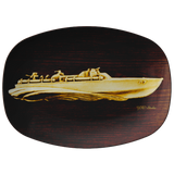 PT Boat Simulated Wood Platter 5