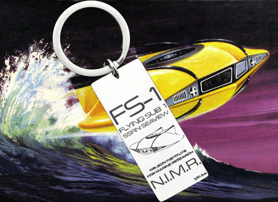 FS-1 Flying Sub Stainless Steel Keyring