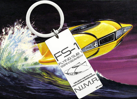 FS-1 Flying Sub Stainless Steel Keyring