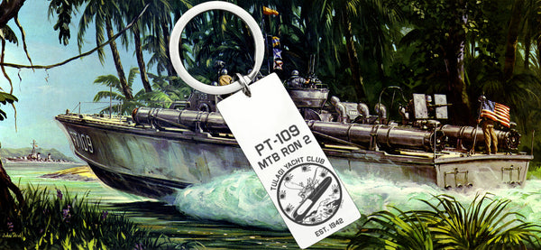 PT-109 Tulagi Yacht Club Keyring