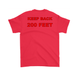 FDNY Painting by Yoko Komori Olson 2-SIDE T-Shirt KEEP BACK 200 FEET