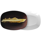 PT Boat Simulated Wood Platter 5