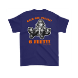 BACK OFF 6 FEET! NO Covid-19 PT Boat Gunner Shirt